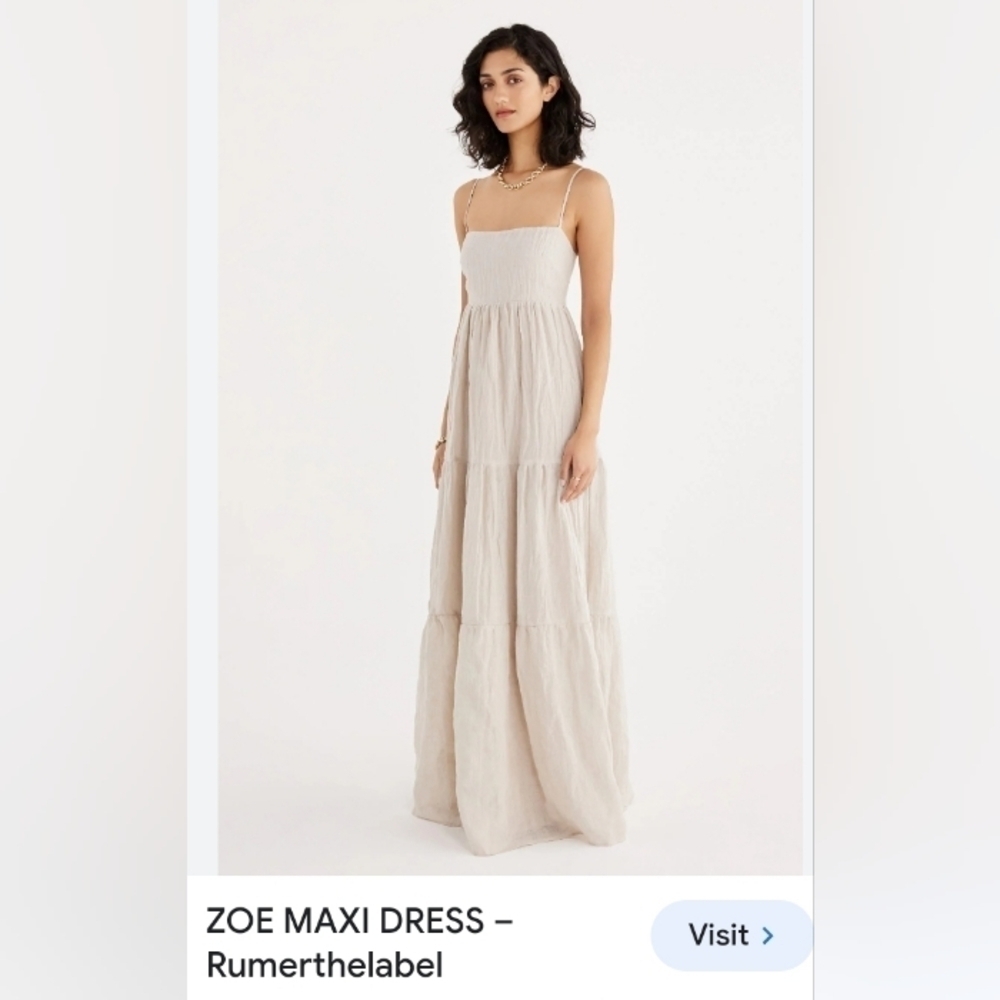 Rumer the label Zoe maxi  dress 👗.